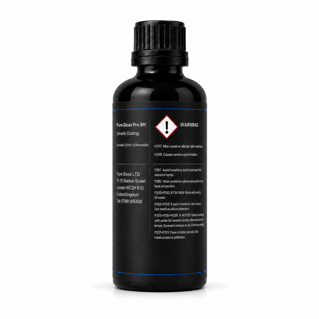 Pure Gloss Pro 9H Ceramic Coating for Cars – 50ml